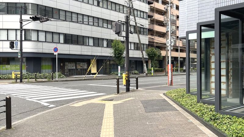 曲がるポイント